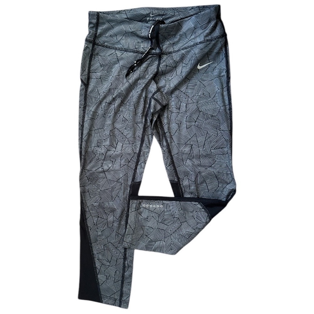 Nike Dri Fit Running Racer Crop 3.0 Leggings Printed Women’s Small